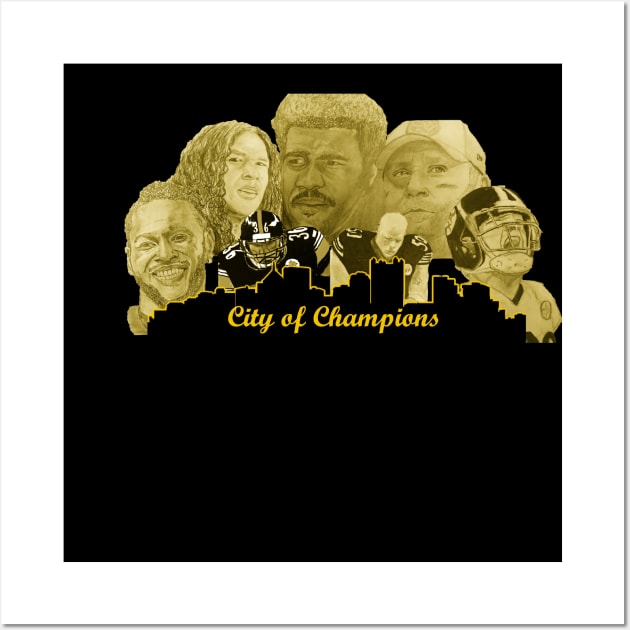 City of Champions Wall Art by JmacSketch